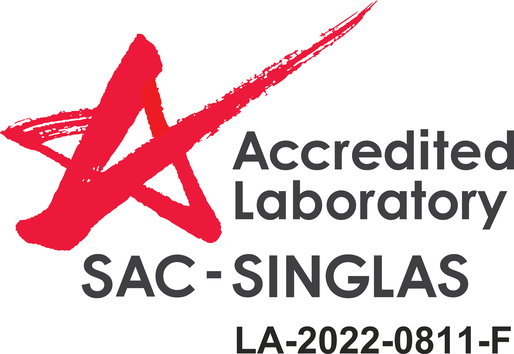 SAC-SINGLAS Accredited Laboratory logo