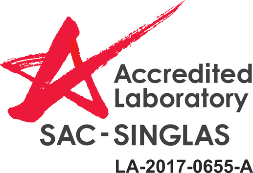 SAC-SINGLAS Accredited Laboratory logo